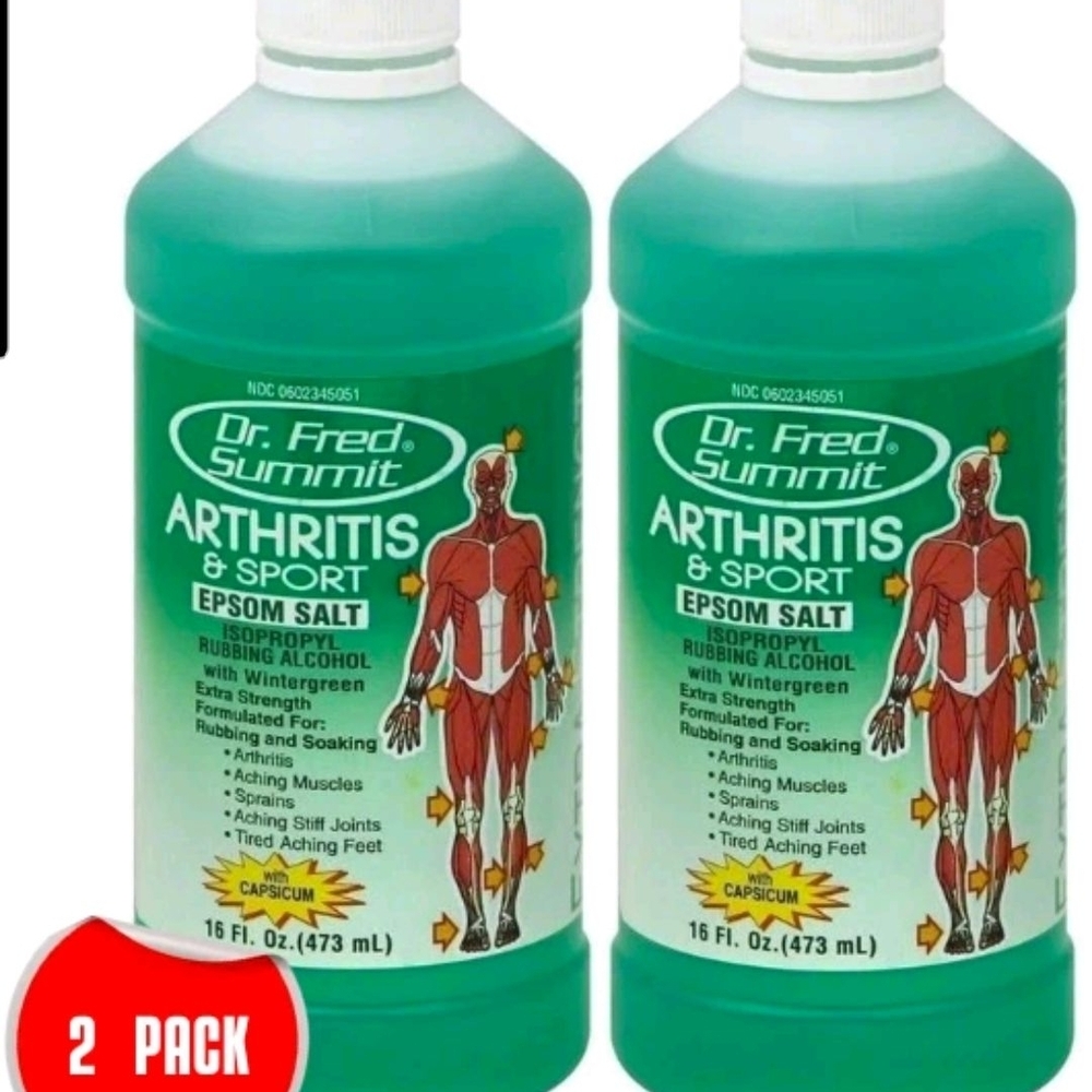 Dr. Fred Summit Arthritis & Sport Epsom Salt 2 Pack Rose